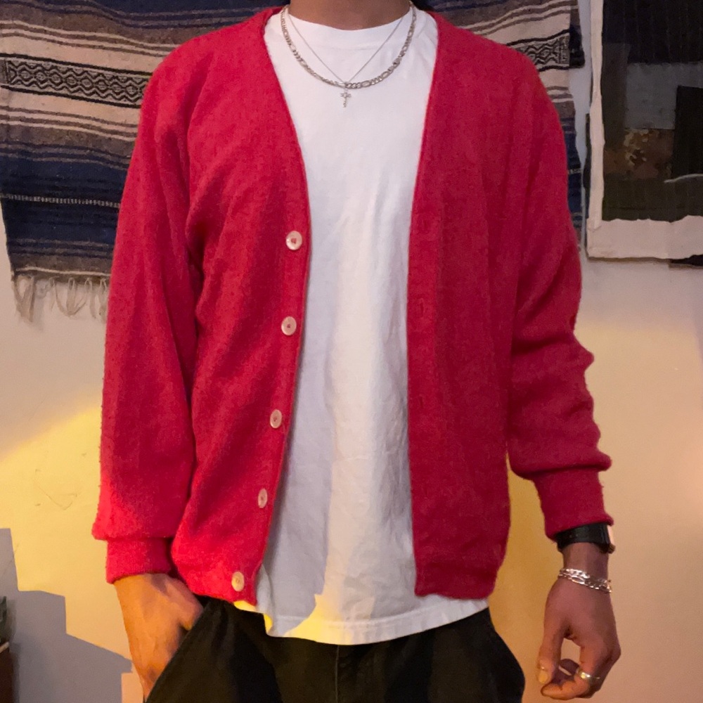 Etonic Classic Red Men's Cardigan